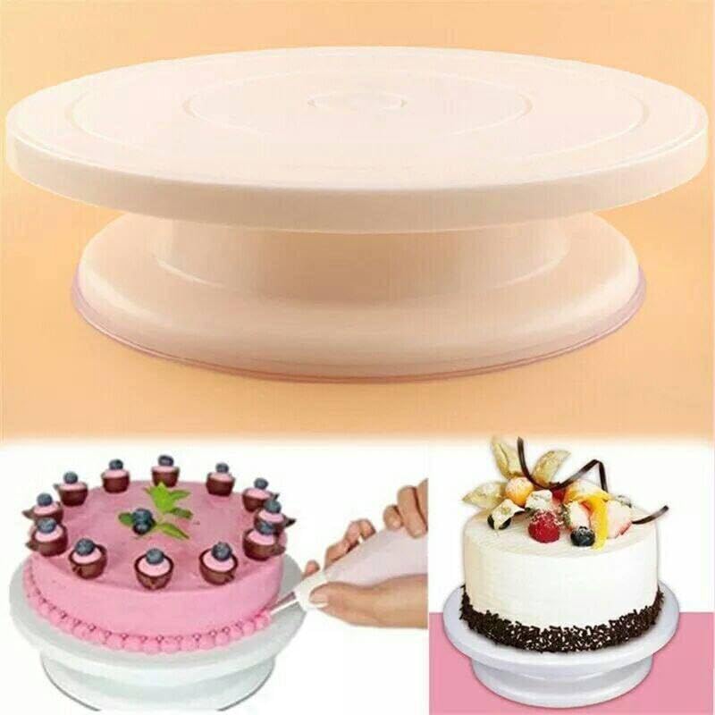 Generic 28 cm Rotating Tart Stand - Decorate and Serve Desserts and Dishes with Style and Creativity - Generic
