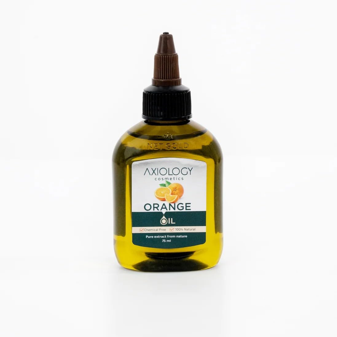Axiology Orange Oil, 100% Natural, Chemical Free, Pure Extract, Skin Moisturizer, 75 ml