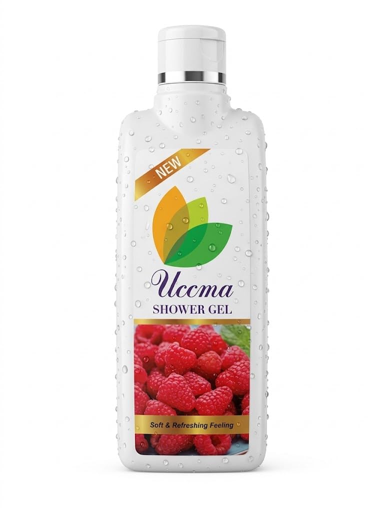 uccma Oh 500ml Lla Stema Nourishing Moisturizing Shower Gel Contains Natural Oils Protect and Feel Irresistible (Berry)
