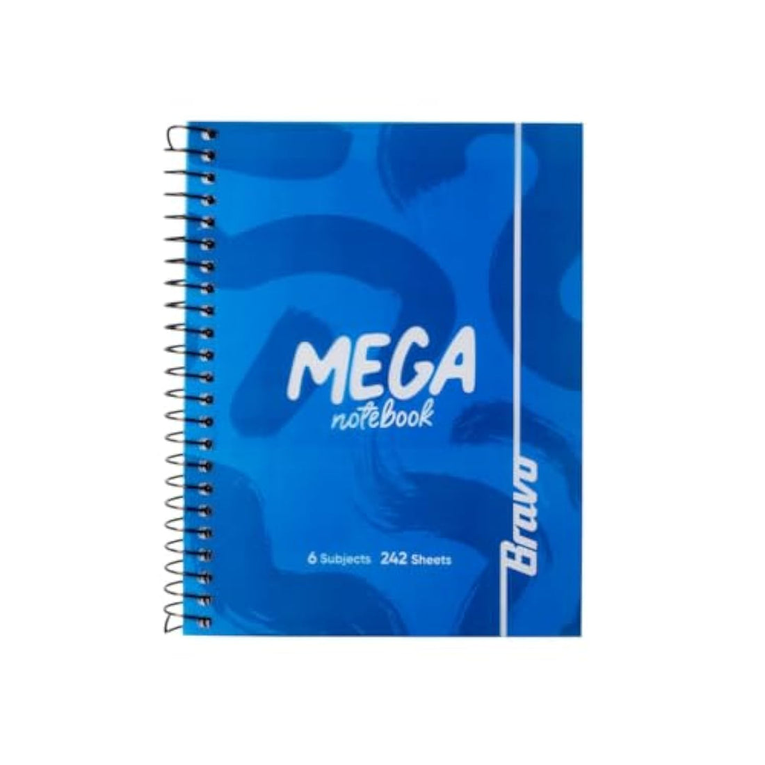 Bravo Neo Mega Notebook, Medium, 242 Sheets, Blue