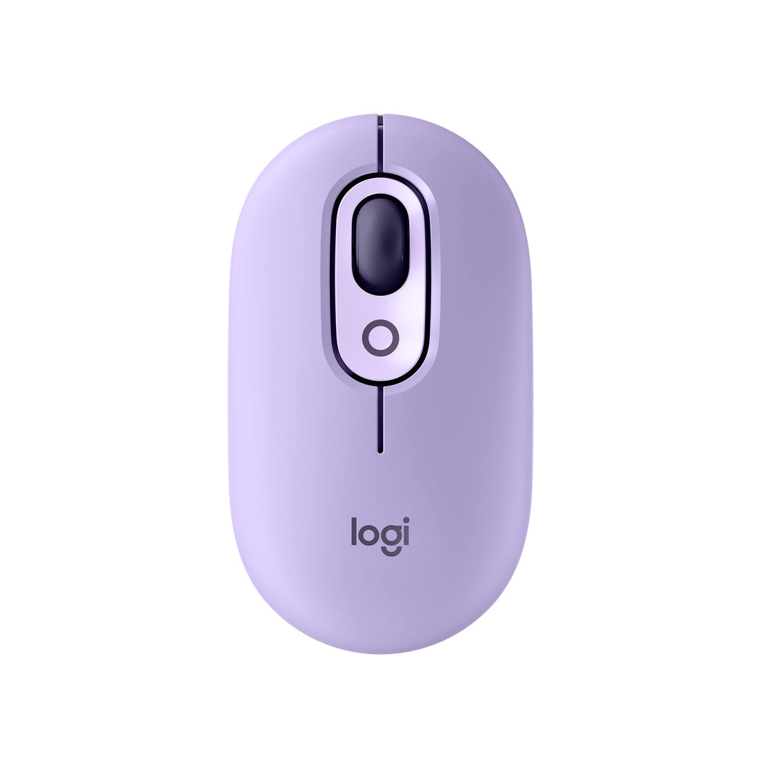 Logitech Wireless Pop Mouse, Customizable Emojis, SilentTouch Technology, Precise/Speed Scroll, Compact Design, Bluetooth, USB, Multi-Device, OS Compatible - Cosmos