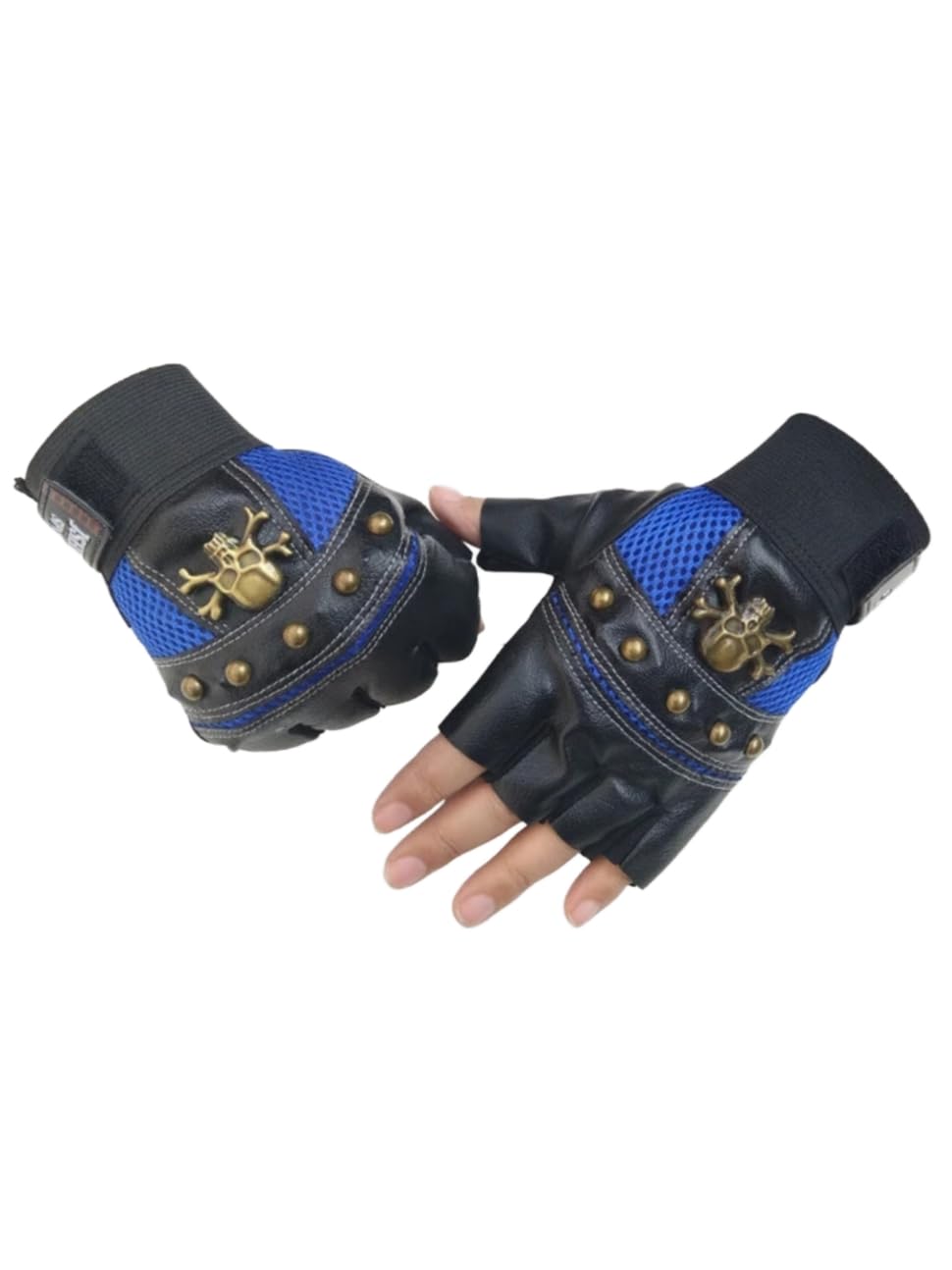 Leather gloves for gym activities and riding