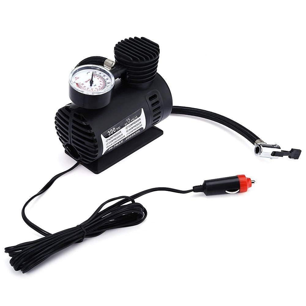 300PSI 12V Portable Mini Air Compressor Auto Car Electric Tire Air Inflator Pump