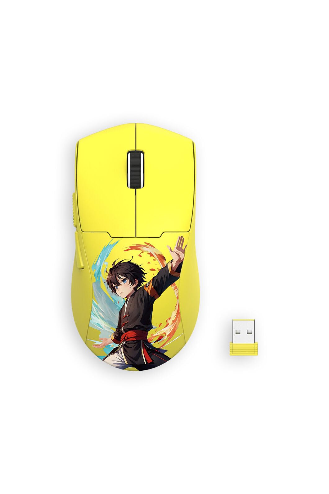 Redragon M918AK 3-Mode Wireless Gaming Mouse, 55G Lightweight 26K DPI Gamer Mouse w/Ergonomic Natural Grip Build, Full Programmable Buttons, Software Supports DIY Keybinds & DPI