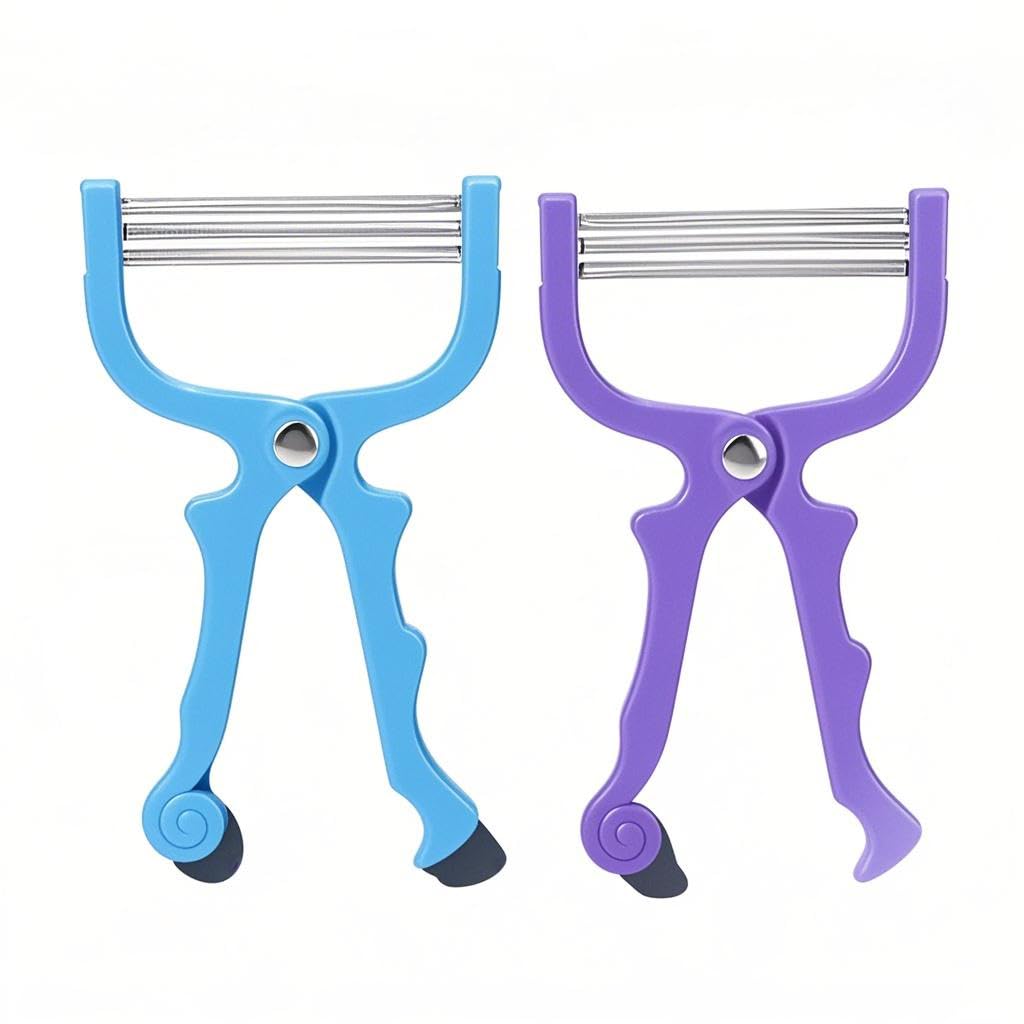 2pcs Facial Hair Remover Effective Face Epilator Spring Device Beauty Tool Portable Face Lips Hair Removal