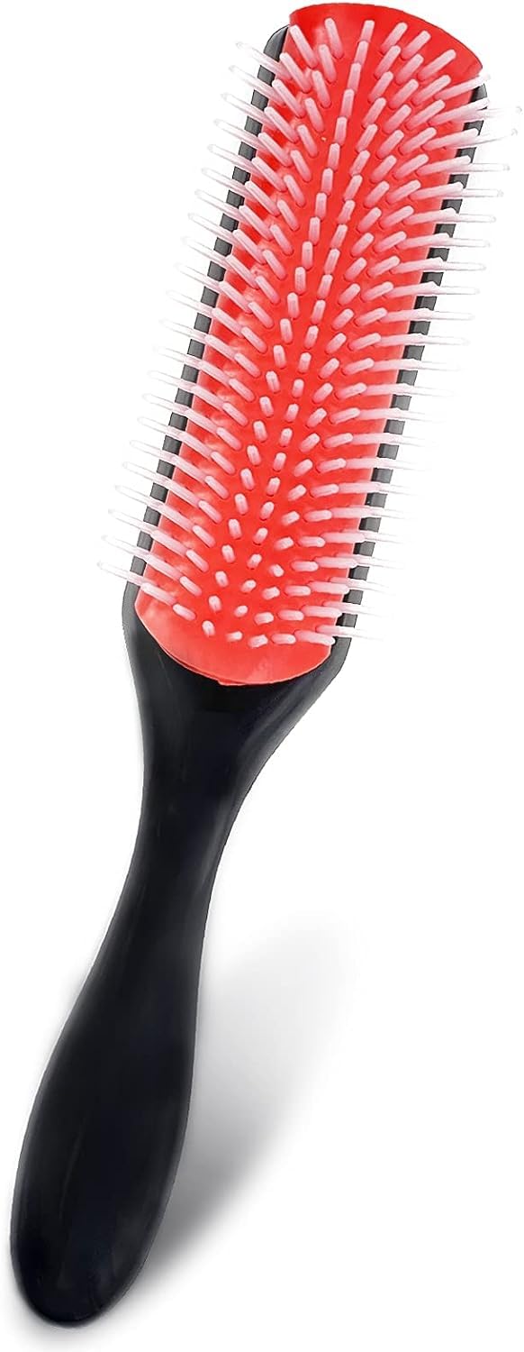 Hair Styling Brush Nylon Bristles Lined with Anti-Static Rubber Hair Brush for Sectioning Hair for Beautiful Volume, Volume, Defining Curls, Air Drying, Styling, Detangling