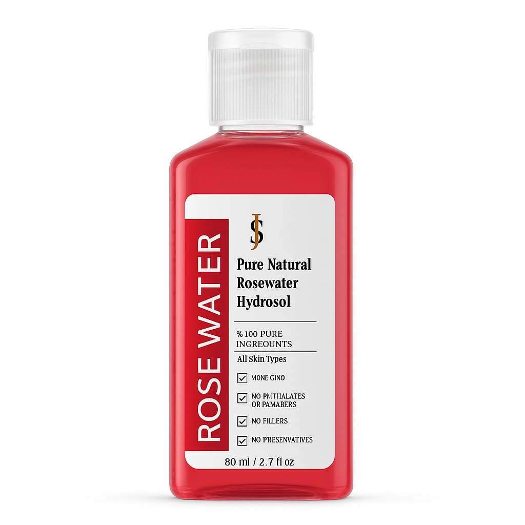 Saly Jolie Pure rose water , 80 Ml, package may vary