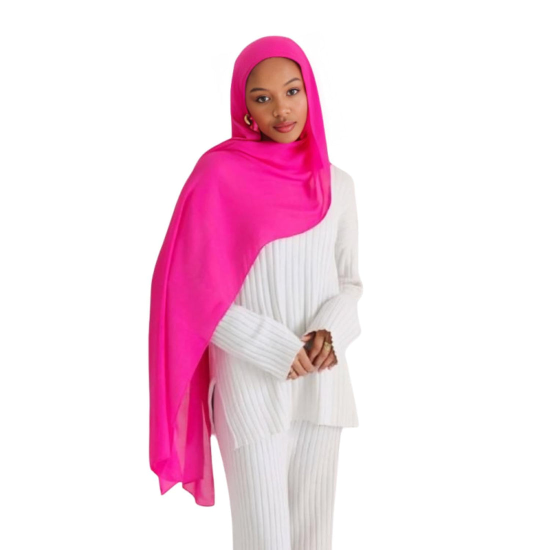 Luxury Muslim Hijab Scarf Imported Modal Cotton Material – Plain & Trendy Women Head Scarf Shawl – Comfortable Large Hijab Scarf for Occasions, University and Daily Use (200x60cm)