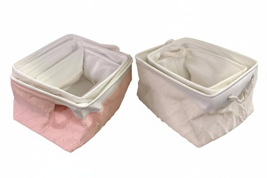 Home Care XX-1355 3-Piece Laundry Basket Set, Plastic, Laundry, Home Use