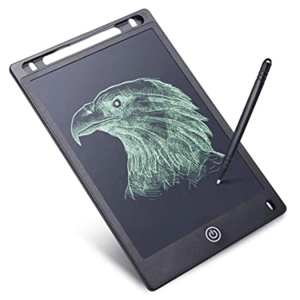 SOUND TECH LCD Writing Tablet for Kids Writing pad for Study, Drawing Tablet, Slate Board, 8.5 inch/21.5 cm - E-Note Pad, Remove Button (Multicolor)