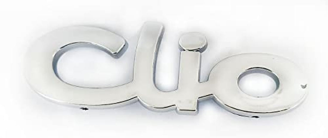 Kaber Cleo 3D Silver Egyptian Car Sticker - 9.5 cm x 3 cm