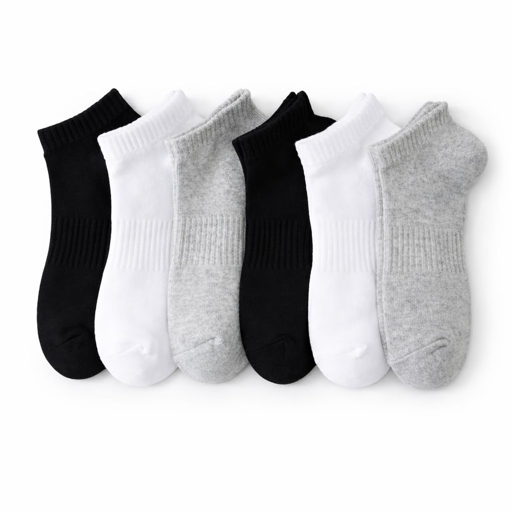 Ultra Soft Fleece-Socks – 5 Pairs + 1 Gift Pair, Thick Warm Plush Crew Socks for Men, Cozy Cotton Blend