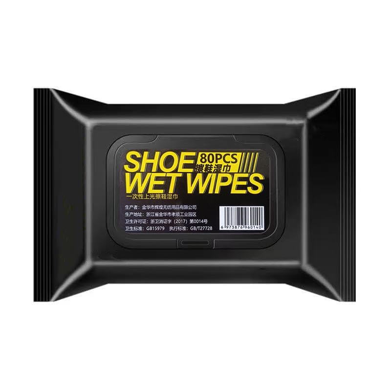 Rashwak Sneaker Wipes (1 Pack of 80) Instant Shoe Cleaning Wipes for Quick Cleaning for Sneakers to Remove Dirt, Stains and Sneakers
