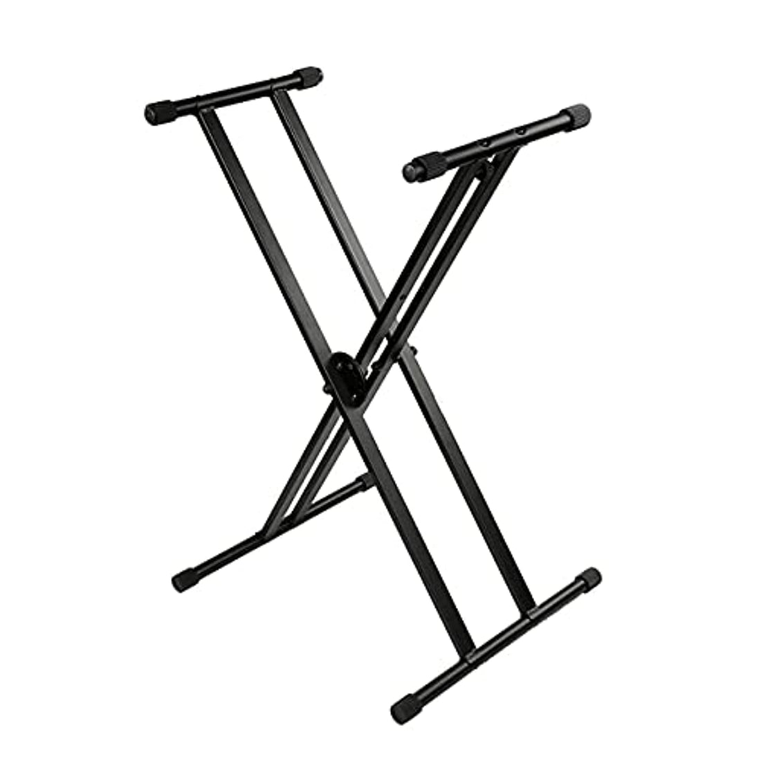 Soundking DF007 Double Piano Keyboard Stand X-Style Adjustable Holder - Black