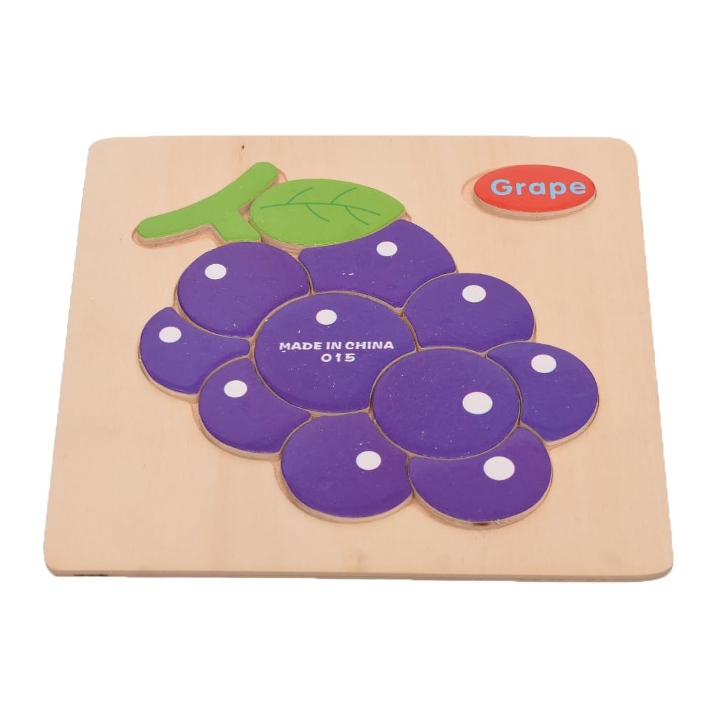 Wooden puzzle grape shape no: p-49