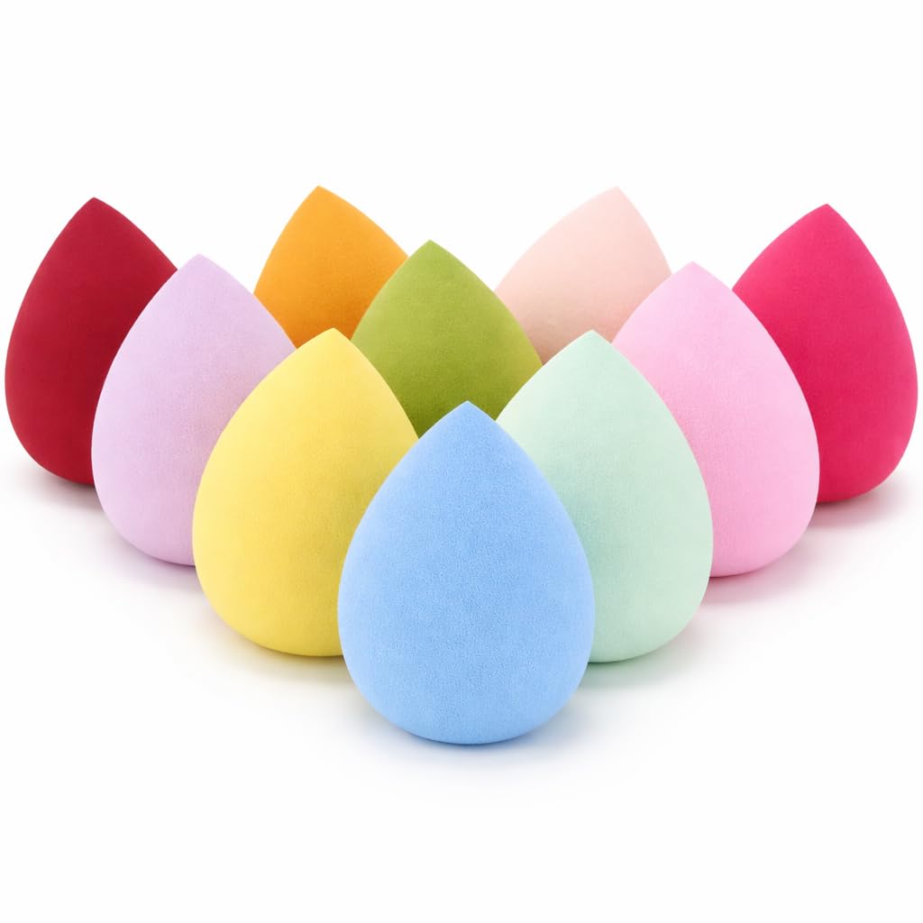 ZOZY Makeup Blender Sponge – Soft Beauty Applicator for Liquid, Cream and Powder Products, Smooth and Even Finish, Multi-Color