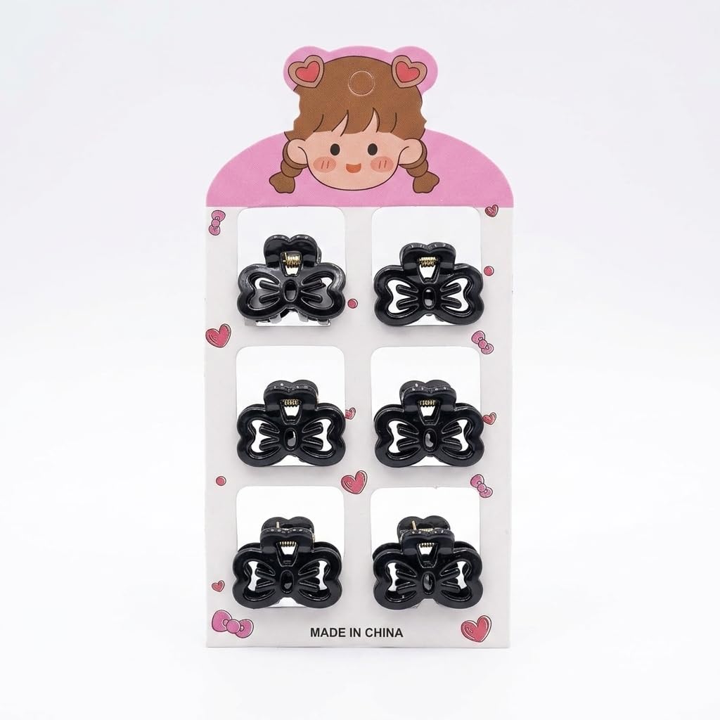 Catch Up Hair Claw Clips Set for Women & Girls – 6 Pieces Stylish Hair Clips, Strong Hold Non-Slip Design, Lightweight Durable Hair Accessories for Daily Styling & Casual Wear