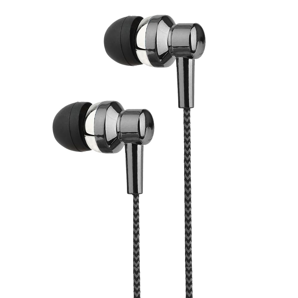 Astrum Wired Stereo Headset Earphone EB250 Metallic Paint Grey