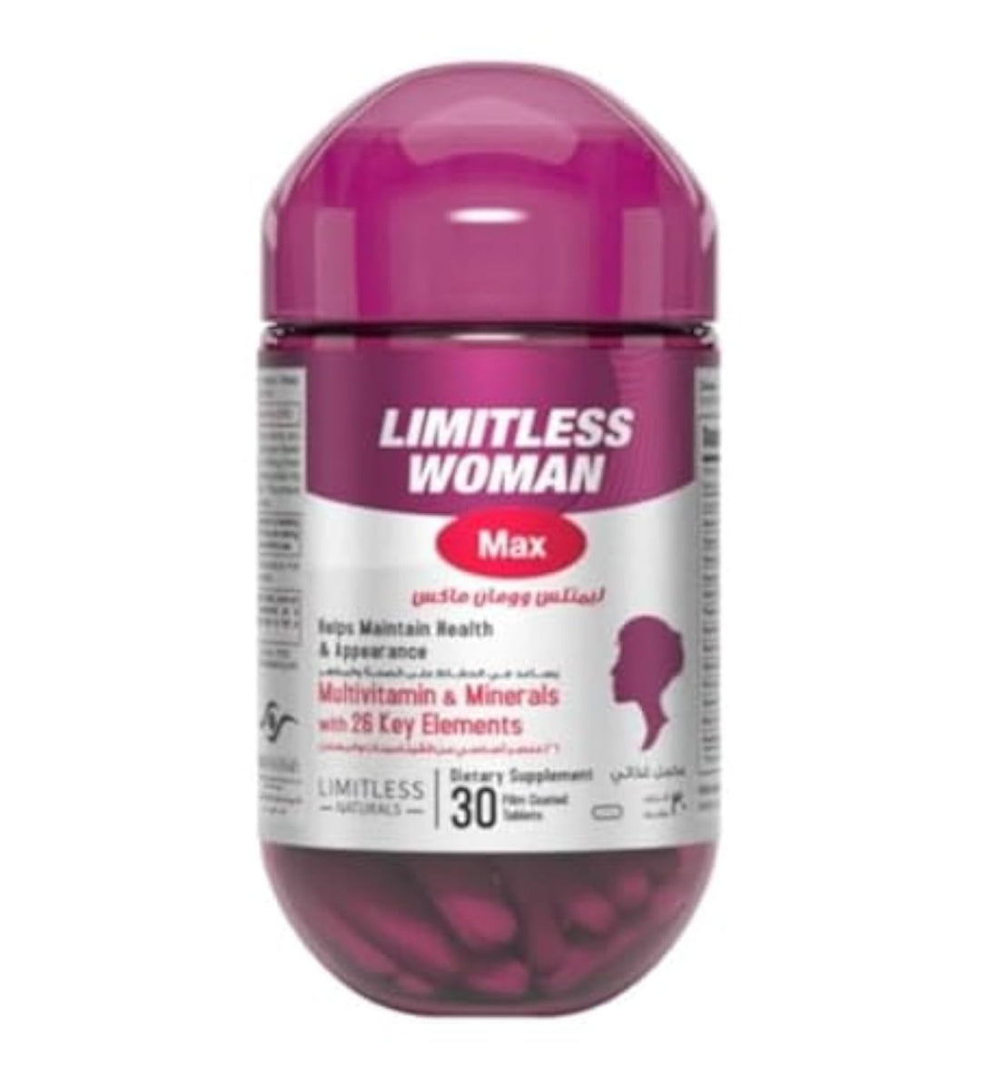 LIMITLESS WOMAN MAX 30 TABLETS