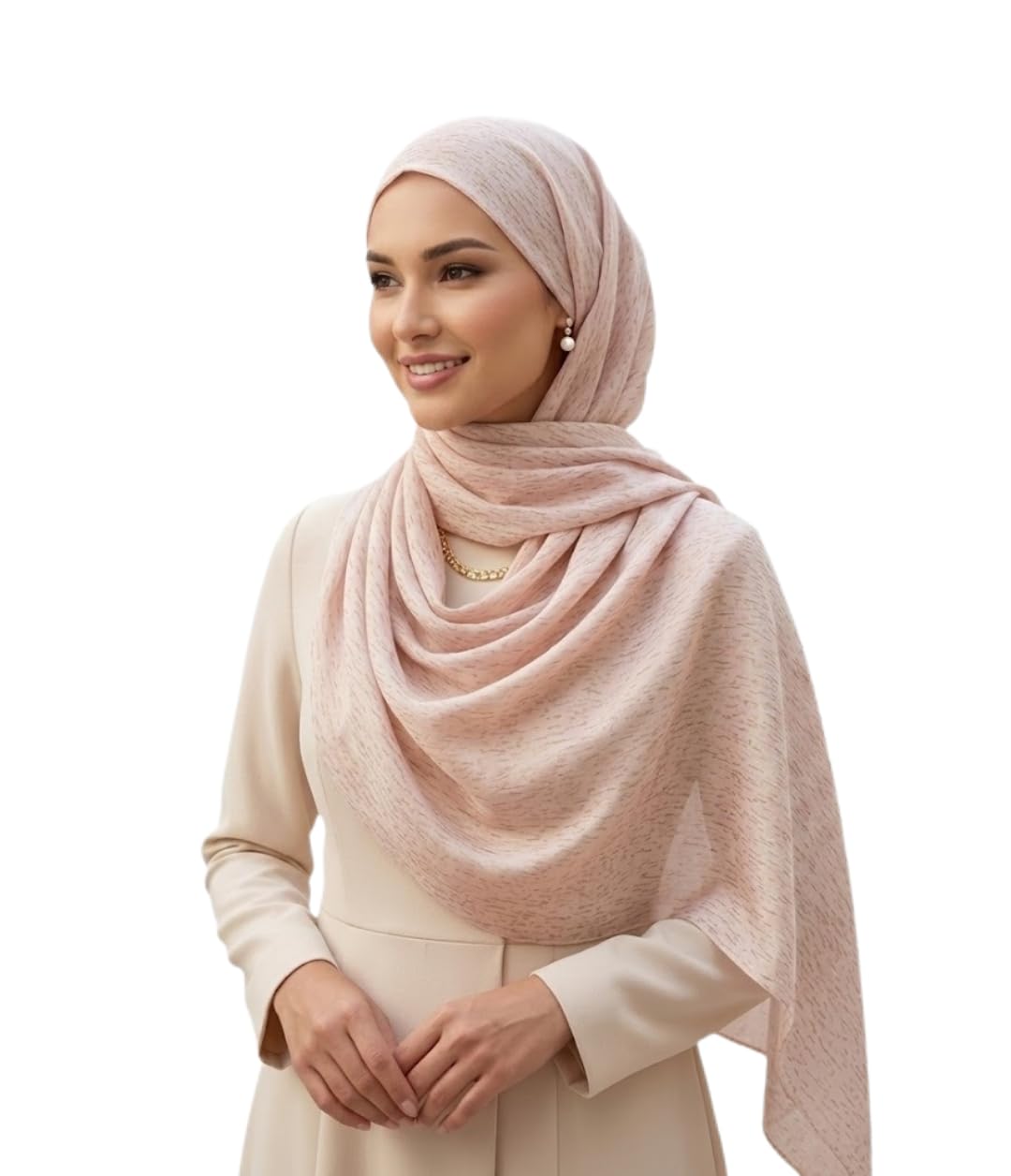 MAPKA Premium Hijab, Jersey Fabric, Solid Pattern, 2.75 Meters, Soft and Breathable, Islamic Headscarf, for Daily, Party, College Use