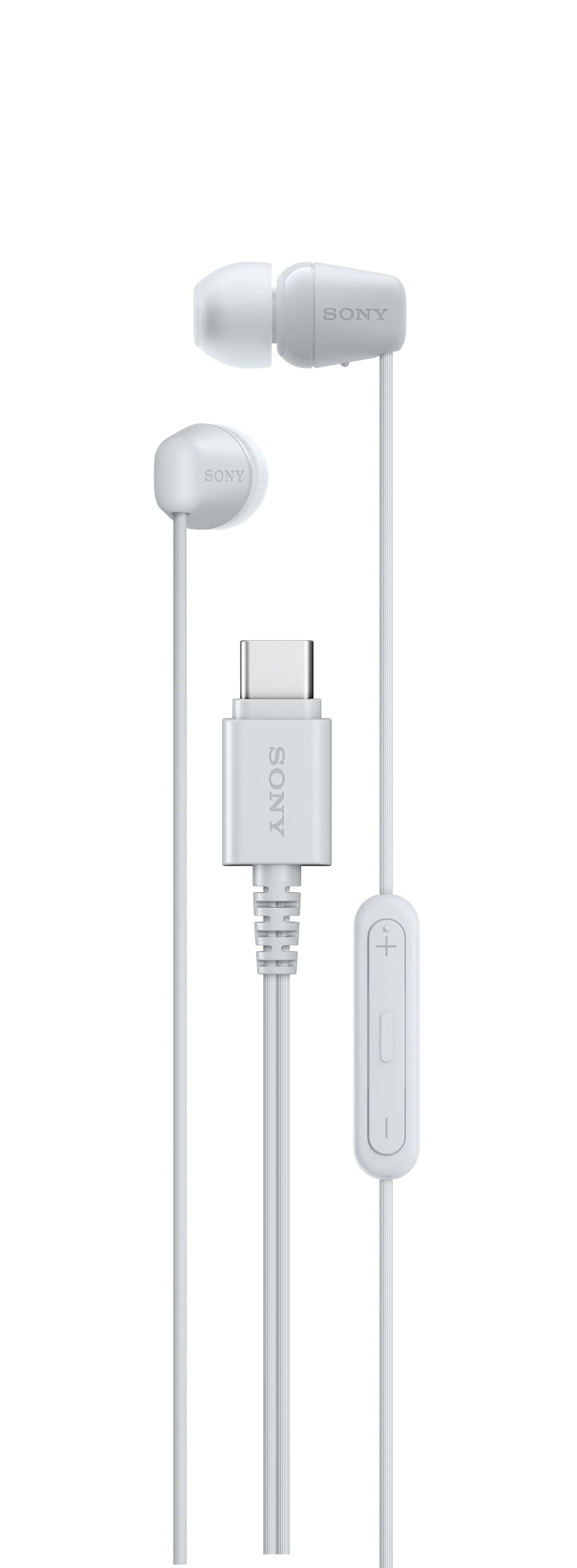Sony IER-EX15C USB-C Wired In-Ear Headphones with Mic and Inline Remote – White