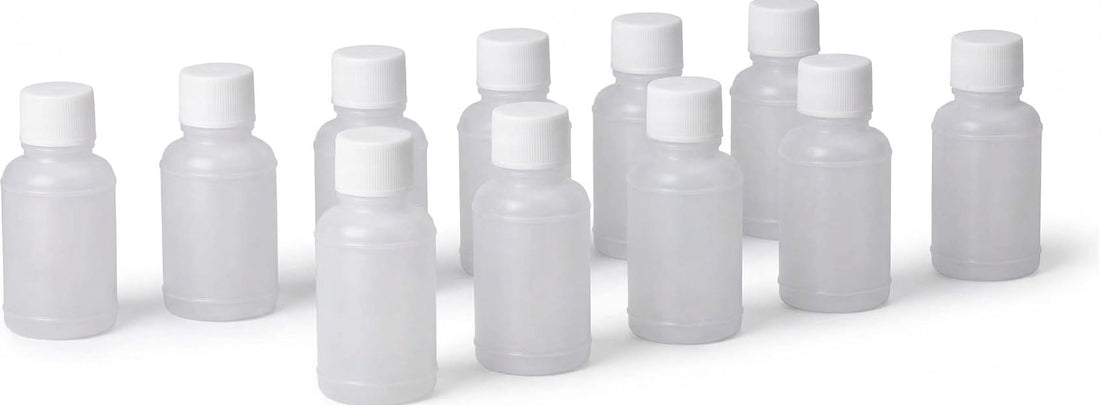 Empty Plastic Bottle, Semi-Transparent, Natural Finish, Flexible LDPE Squeeze Bottles for Oils, Serums, and E-Liquids, Reusable, 20ml, 50ml, 100ml, 200ml Capacity