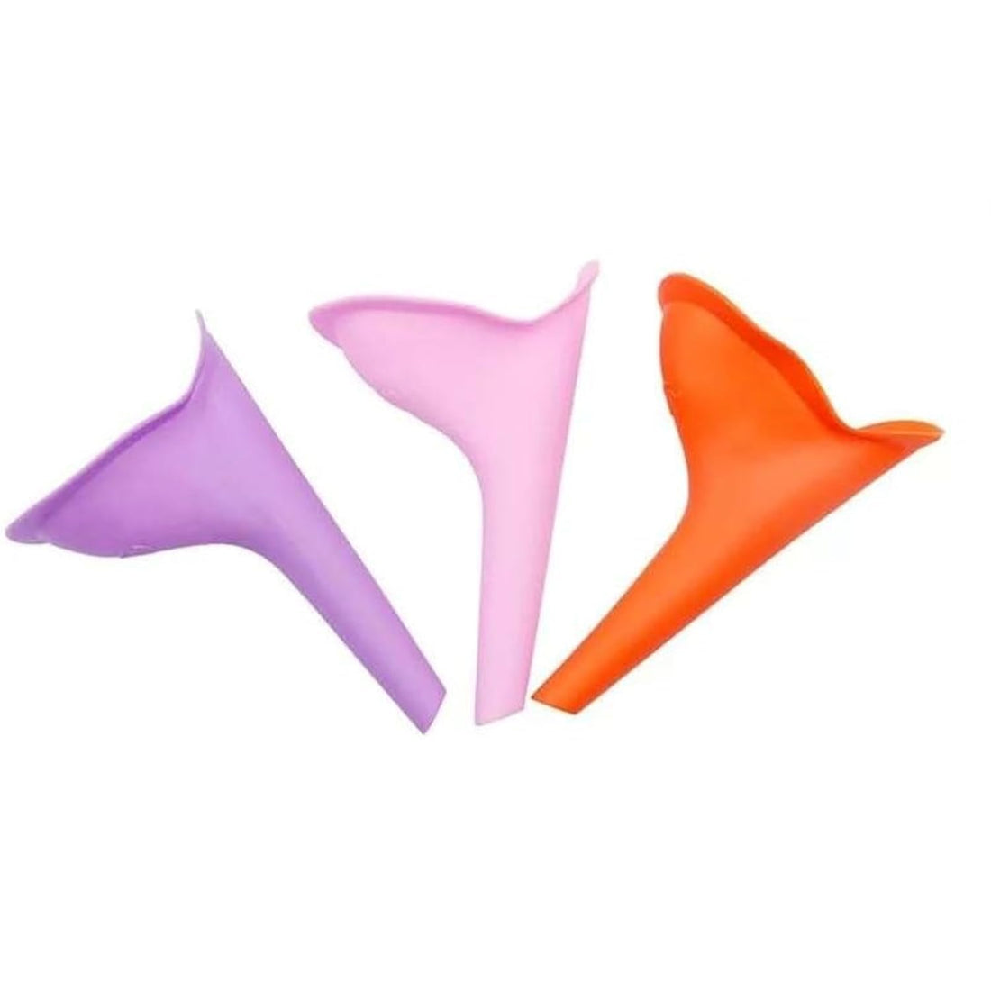 1pcs Portable Toilet Camping Tent Travel Female Urinal Pee Tool Funnel Emergency Silicone Urinals Random coloer