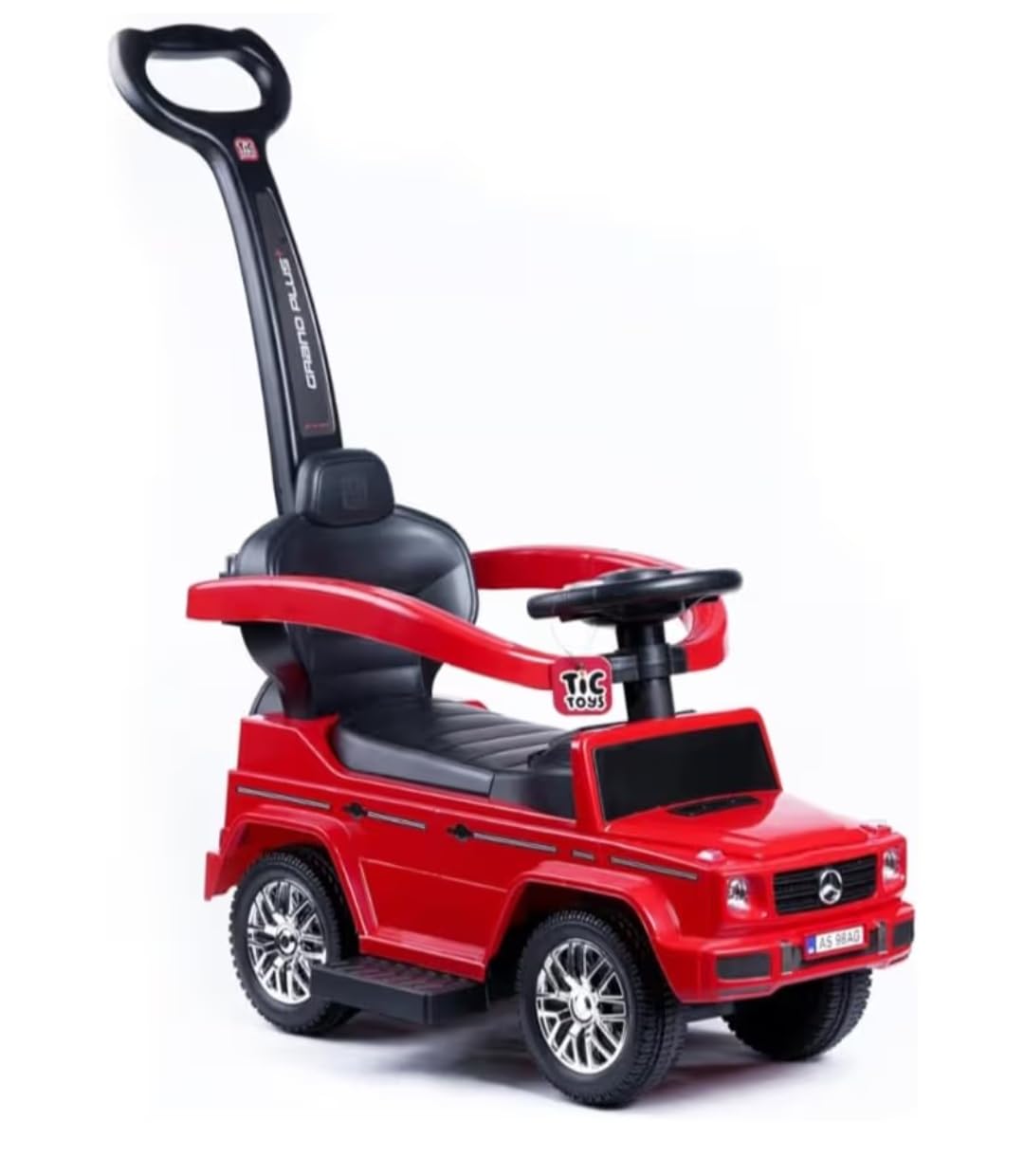 TIK TOYS "GRAND PLUS" Ride On Car - Baby Stroller 1-7 Years (Red)