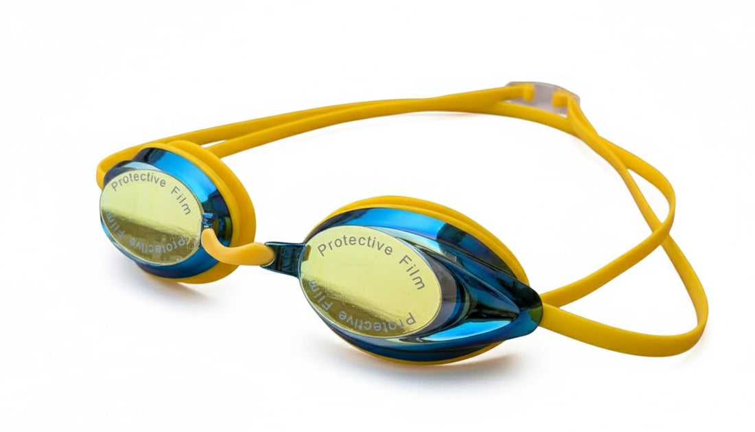 Swimming Goggles Anti Fog Anti-UV Mirror Lens Wide Vision One Size for Men Women