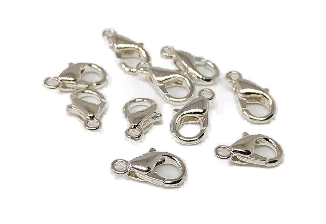 Lock for accessories - Silver - 10 Pieces