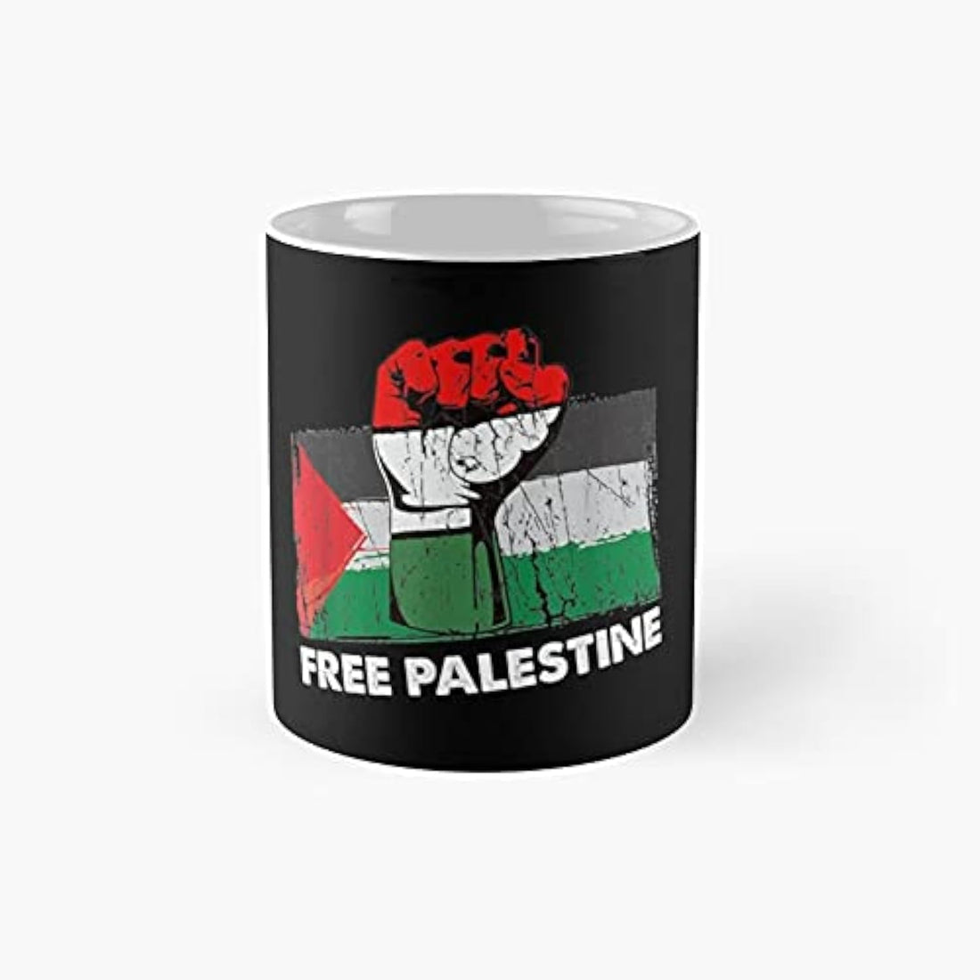 Free Palestinefree Gazafreedompalestine Flag I Love Palestinefree Jerusalem Gaza Free Palestine Arabic Support Classic Mug Best Gift Funny Coffee Mugs 11 oz