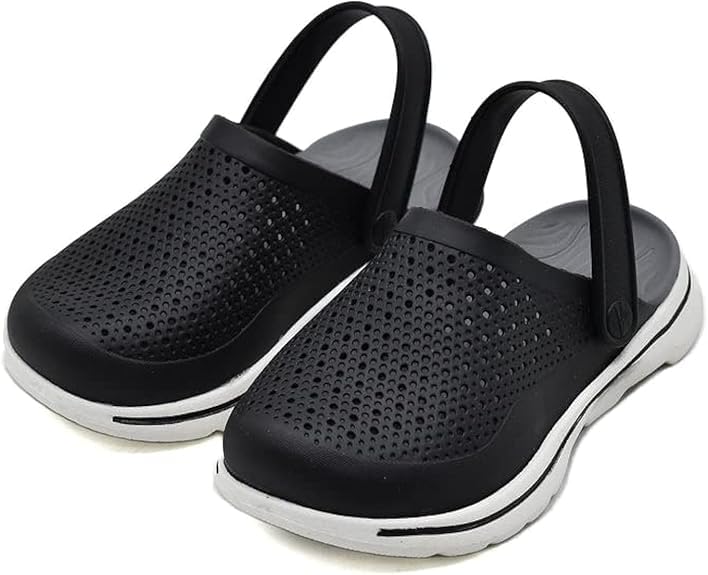 Men's Medical Clog, Rubber, Comfortable Feet, Everyday Use, Lightweight 300g, with Arch Support, Suitable for Adults