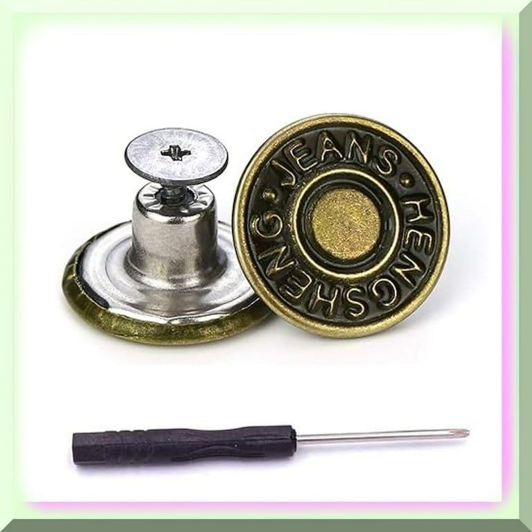 Fashion Buttons - Jeans Repair Kit (Without Seam) - Generic