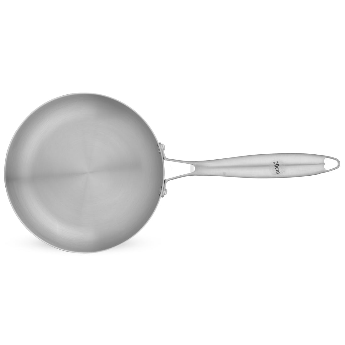 Fry Pan, 20cm, Modern, Stainless steel 18/10 with Stainless steel Handle, Silver