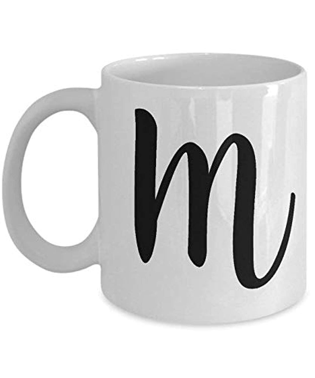 M letter mug