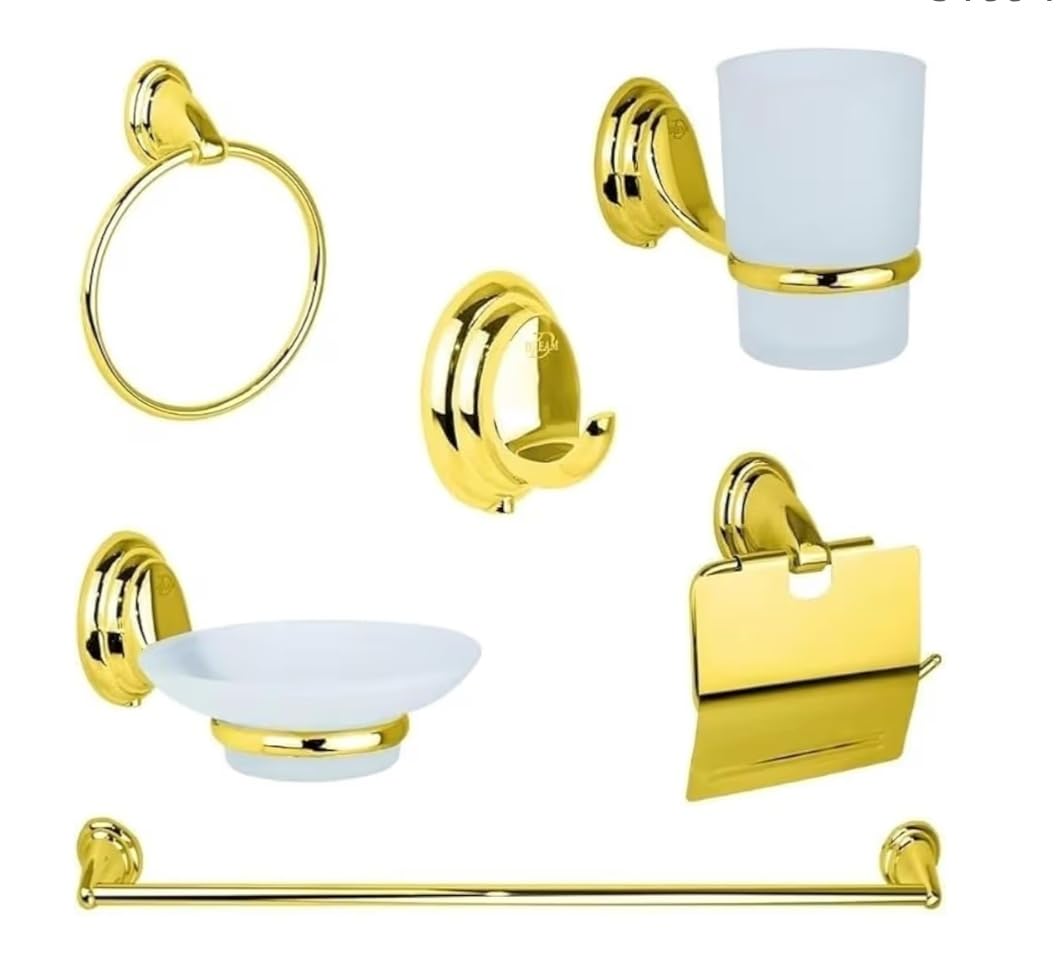 gold bathroom accessories