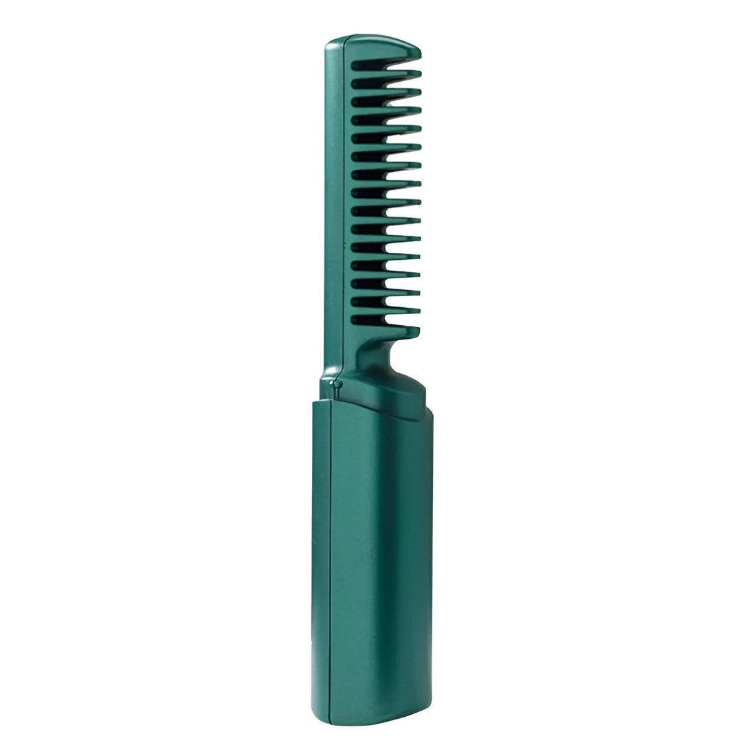 Micro-hairdresser-small and rechargeable hair iron, wireless and double with 3 heat settings, ideal for travel and use while moving (green)