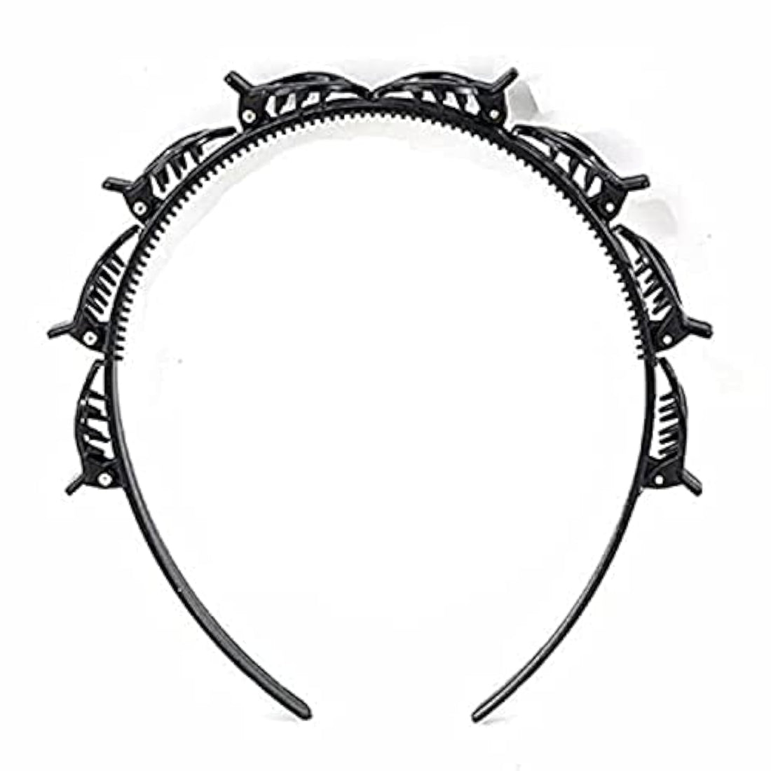 Hair Hoop, Tool For Creating Tufts Of Hair - Black