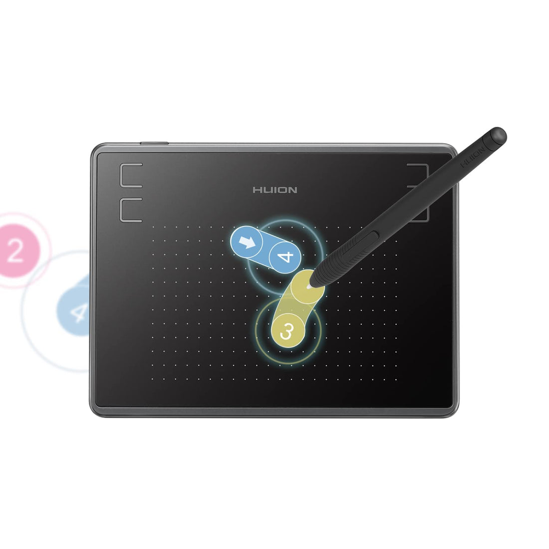 HUION Inspiroy H430P OSU Graphics Tablet 4096 Levels Pressure Sensitivity and 4 Express Keys (4.8 x 3in)