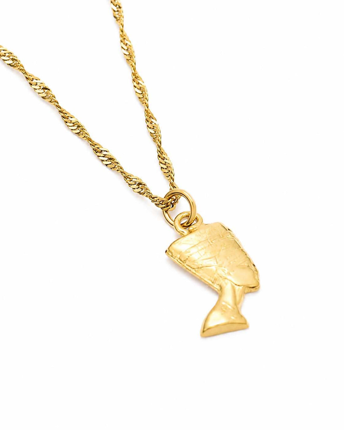 immatgar pharaonic Egyptian Nefertiti Head with Colors necklace jewellery ancient Egyptian souvenirs gifts from Egypt Collectible Pharaoh