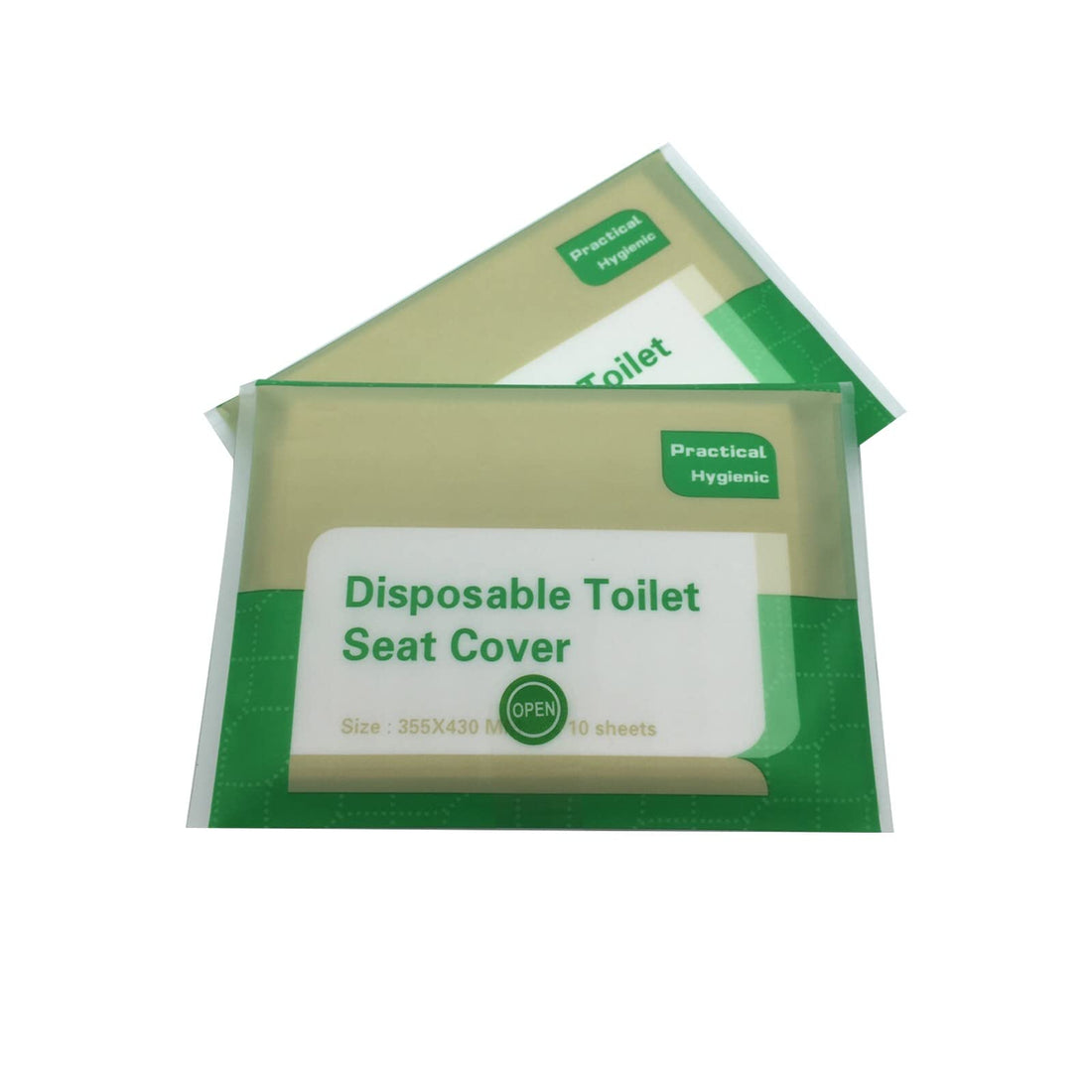 20 Flushable Toilet Seat Covers,Dissolved in Water, Portable Individually Packaged for Kids, Toddlers and Adults for Use During Travel, Potty Training and Many More (2 Resealable Packs of 10)