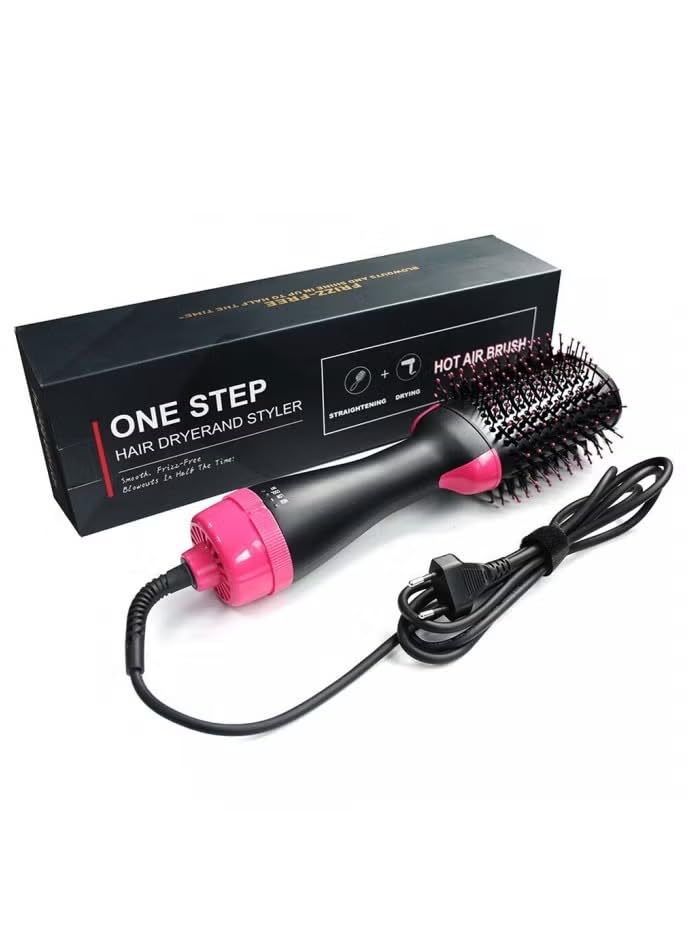 One Step Electric Hair Dryer & Styler Brush – 1200 Watts, 3 in 1 for Perfect Drying, Straightening, and Styling!