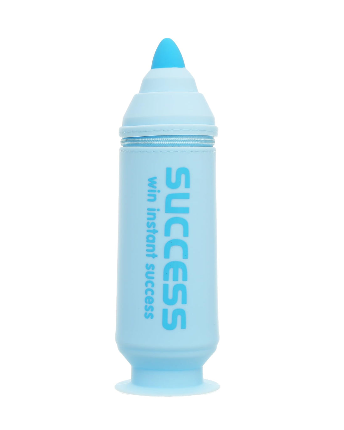 Elmaayergy KX-4 Silicone Pencil Case GOOD LUCK, Made With Premium Material For Durability And Long-Lasting Use - Baby Blue
