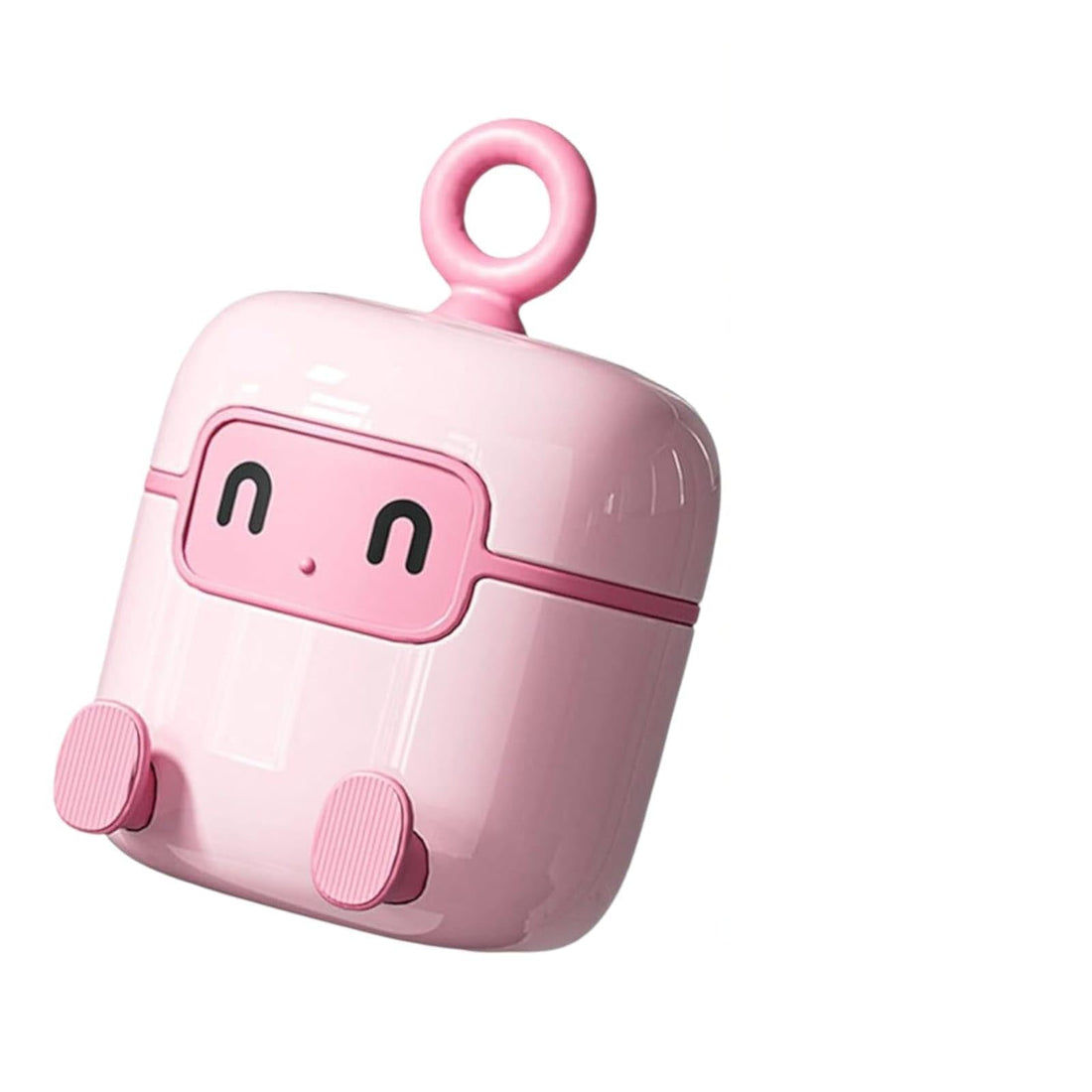 volura Portable Hair Removal Tool, Sticky Rollers for Cleaning Clothes and Upholstery, Cute Cartoon Robot Design, Quick Dry, Multi-Purpose, 7.5cm Multi Color