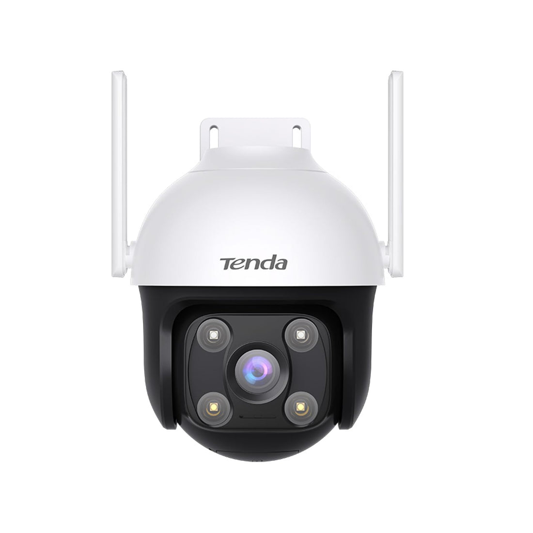Tenda 2.5K 360°Outdoor Security Camera - 4MP, Pan/Tilt,Color Night Vision with 4 Spotlights, Dual WiFi Antennas, AI Human & Vieche Detection, 2-Way Audio, Alexa, Plug-in Security Camera Outside(CH7)