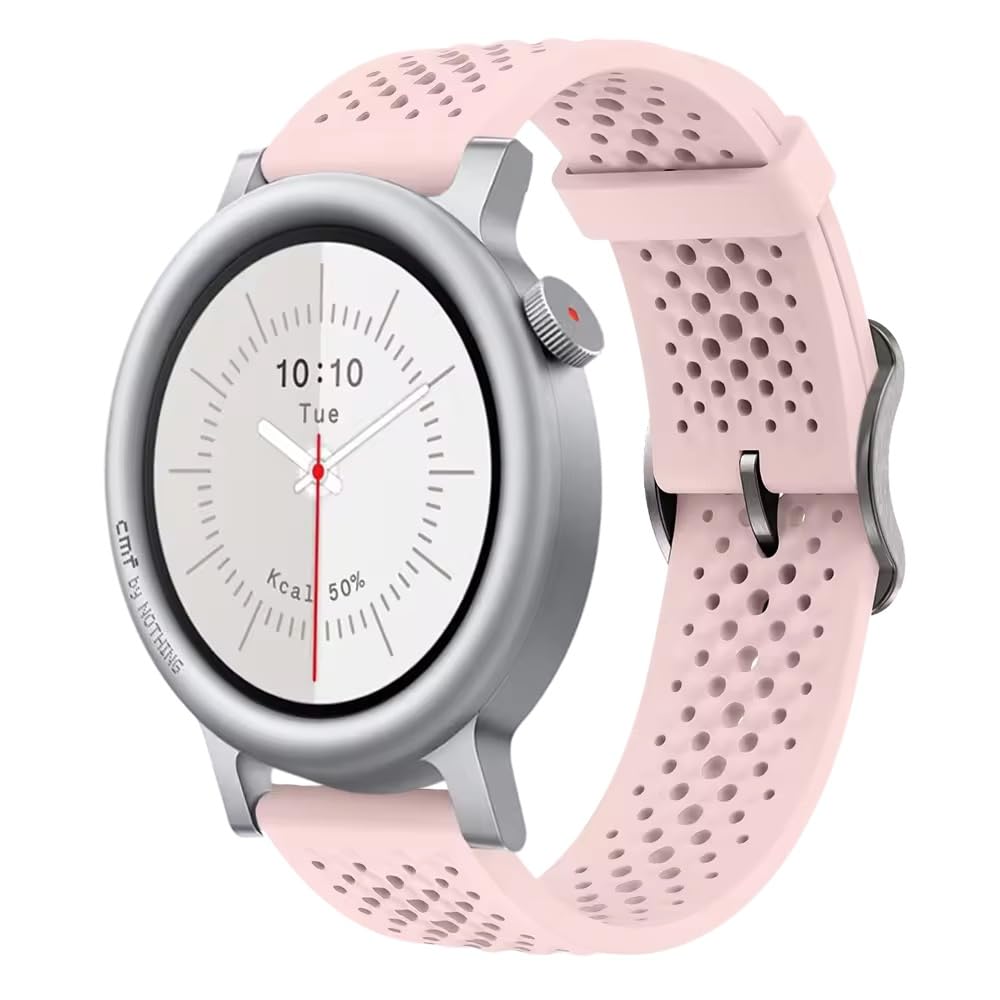 Fekra Compatible with CMF Watch 3 Pro bands, Quick Release 22mm Silicone band with Metal Buckle Compatible with CMF Watch Pro 1, 2, 3 Pro Smartwatch