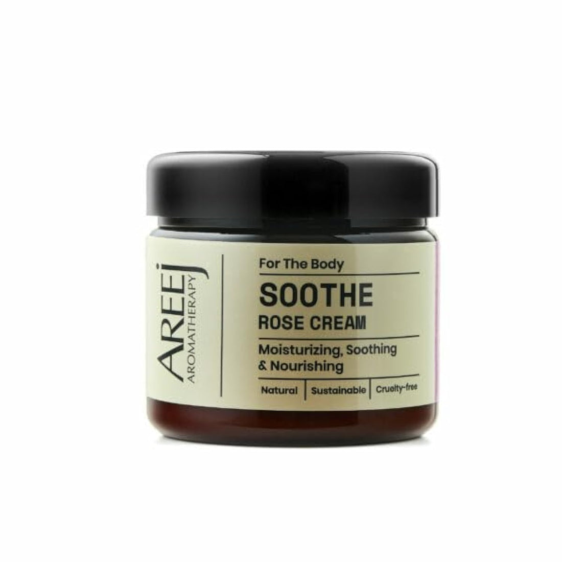 Areej rose cream for body, 200 gm