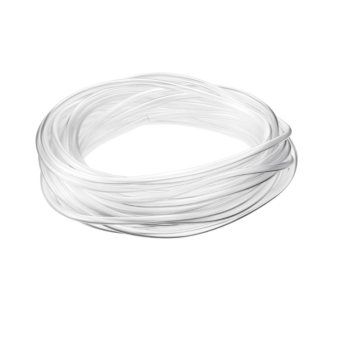 SANSEFERO Premier Plants Flexible Silicone Aquarium Oxygen Air Pump Tube Pipe for Aerotor Motor Air Tube Aquarium Fish Tank Acceesories Diameter (6mm) 10 Meter