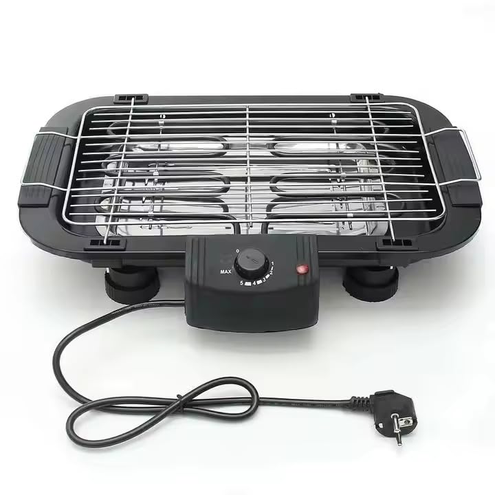 Carnival Electric Grill Portable Smokeless Electric Grill 5 Gears Adjustable for Home and Camping