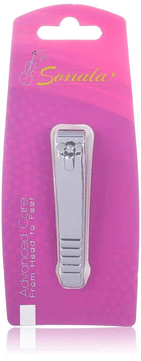 Sonata Big Stainless Steel Nail Clipper - Silver